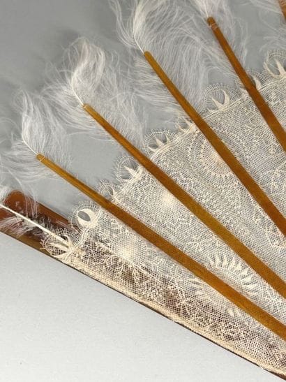 Tenerife lace, Europe, circa 1890
Large fan...