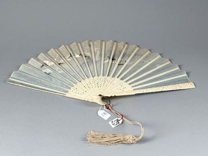 Flying Cranes, Asia, early 20th century 
Folded...