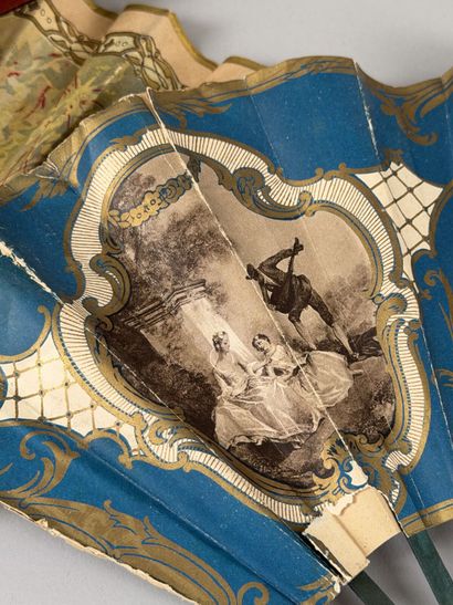 Six advertising fans, France, circa 1920
Paper...