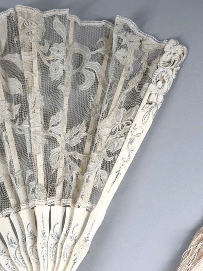Edelweiss, Europe, circa 1920
Folded fan;...