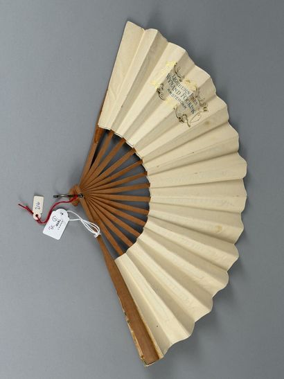 Five promotional fans, Europe, early 20th...