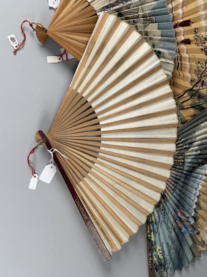 Six promotional fans, France, circa 1920–1940
Folded...
