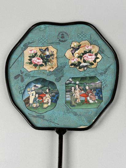 Hand Screens, China, 19th century 
Two hand...