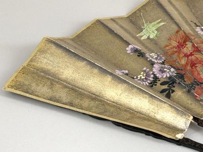 Chrysanthemums and Maple Trees, China, circa...