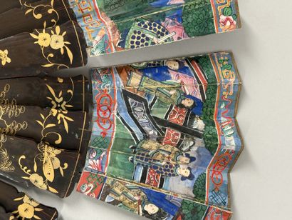 Colored Bamboo, China, 19th century 
A beautiful...