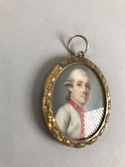 French School, circa 1780.
Portrait of an...