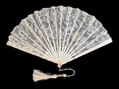 Edelweiss, Europe, circa 1920
Folded fan;...