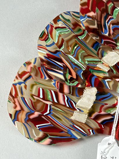 Marbled, Europe, ca. 1950
Two rare and striking...