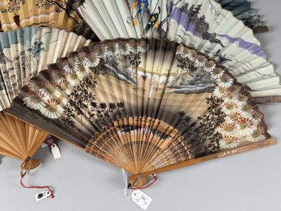 Six promotional fans, France, circa 1920–1940
Folded...