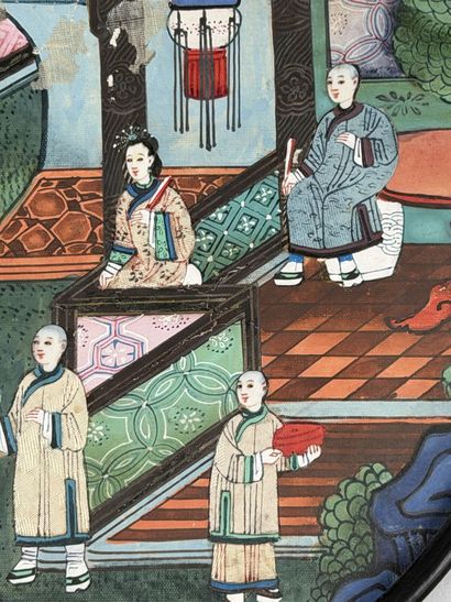 Hand Screens, China, 19th century 
Two hand...