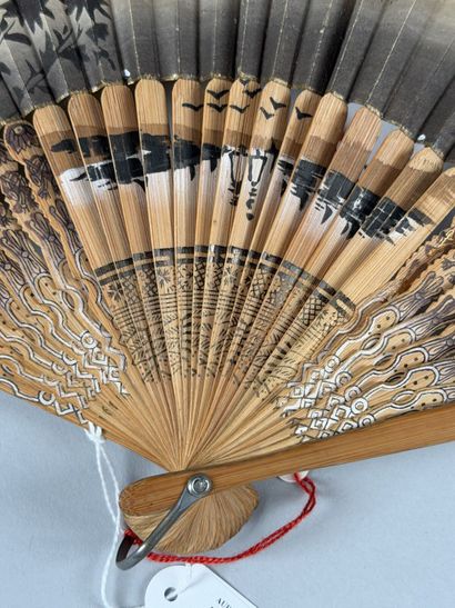 Six promotional fans, France, circa 1920–1940
Folded...