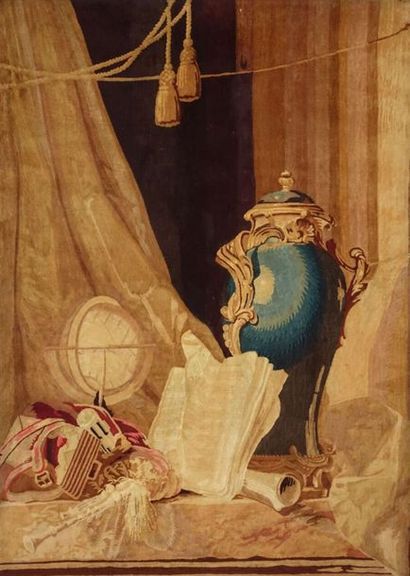 Panneau en tapisserie dite 