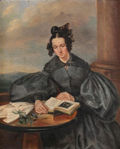 École Française vers 1830.
La Lecture
Toile...