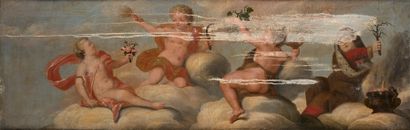 Hendrick POLA (La Haye 1676-1748).
Les Quatre...