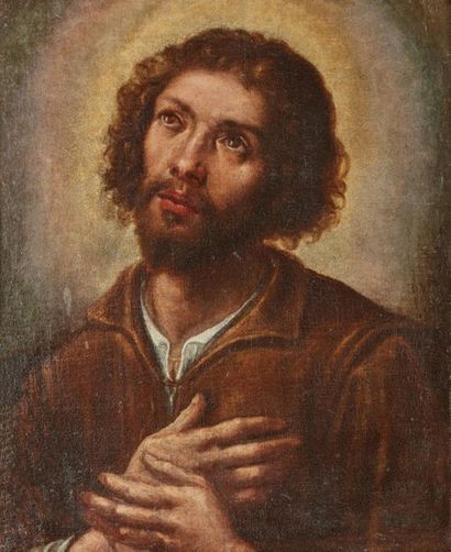 École Espagnole du XVIIe siècle.
Saint Isidore...