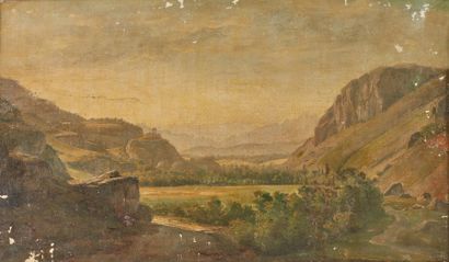 École Française du XIXe siècle.
Paysage de...