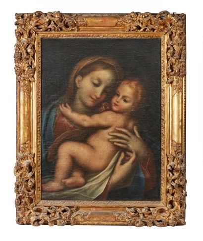 École Italienne du XVIIIe siècle.
Vierge...