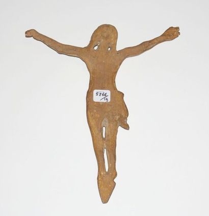 Christ en bois sculpté et redoré.
Début du...