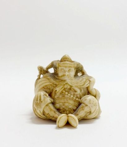 JAPON - Époque MEIJI (1868-1912).
Okimono...