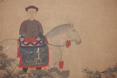 CHINE - XIXe siècle.
Fragment de reproduction...