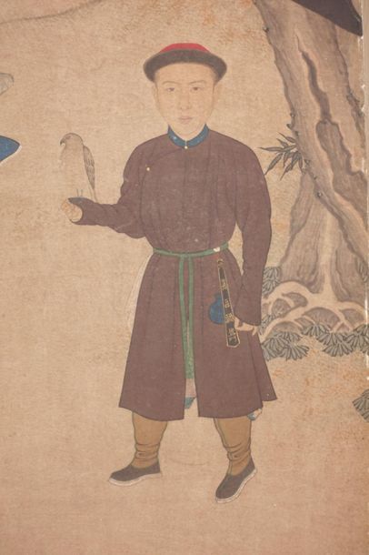 CHINE - XIXe siècle.
Fragment de reproduction...