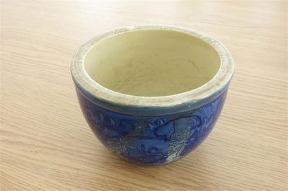 CHINE - XIXe siècle.
Sorbet et sous-coupe...