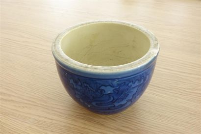 CHINE - XIXe siècle.
Sorbet et sous-coupe...