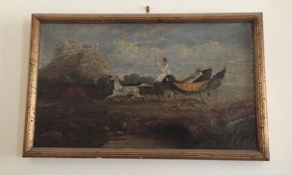 Attribué à Ferdinand PERROT (1808-1841).
Turcs...