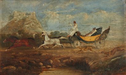 Attribué à Ferdinand PERROT (1808-1841).
Turcs...