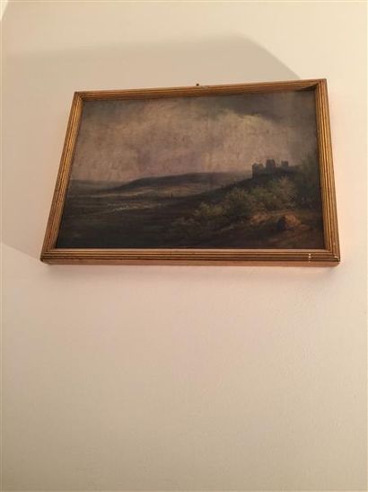 Ferdinand PERROT (1808-1841).
Vue d'une ville...