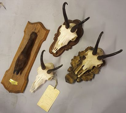 Set of three chamois killers, two of which...