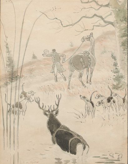 Joseph DE MONTBEL
*Joseph DE MONTBEL. Hunting...
