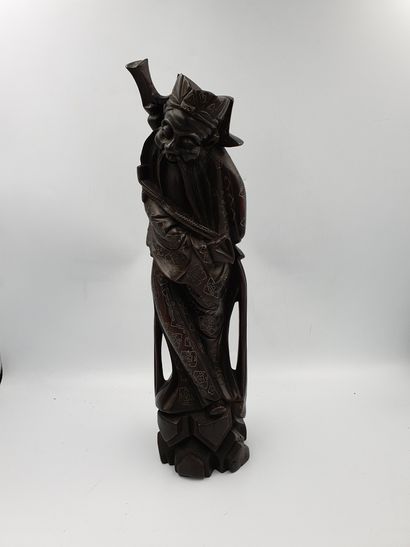 
Carved wooden SAGE
China 20th century
H...
