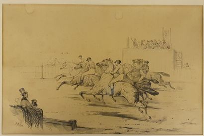 *Set of five engravings and framed drawings...
