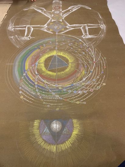 Nathan IMENITOFF, Ensemble de huit dessins...