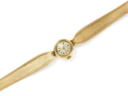 ELGE
Montre bracelet de dame en or 750 millièmes,...