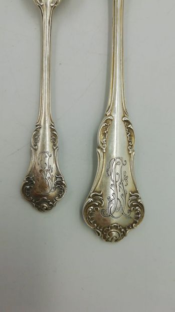 Partie de ménagère en argent (925 millièmes)...
