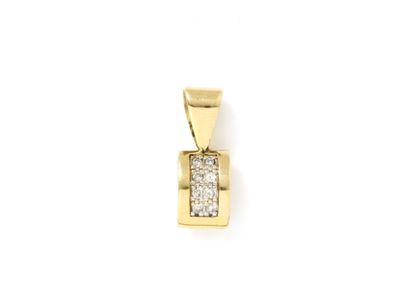 Petit pendentif en or 750 millièmes, de forme...