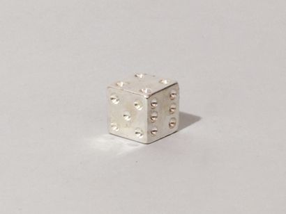 Dé à jouer en argent. Paris ou Dpts, orfèvre...
