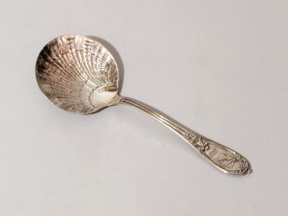 Pelle à fraises (lot) en argent. Paris ou...