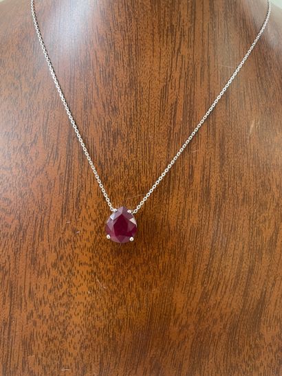 COLLAR in 18K white gold ( 750 thousandths...