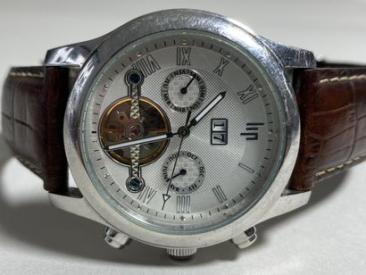 LIP
BRACELET WATCH in steel, model K2L27,...