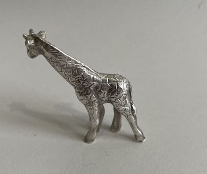 GIRAFE in silver (925 thousandths) 
Height:...