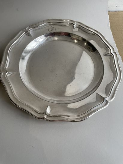 CHRISTOFLE
TWO slightly hollow silver plated...