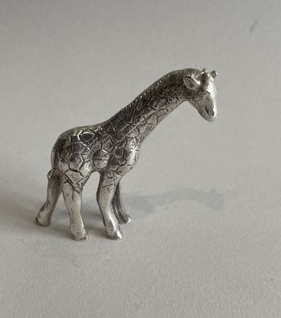 GIRAFE in silver (925 thousandths) 
Height:...