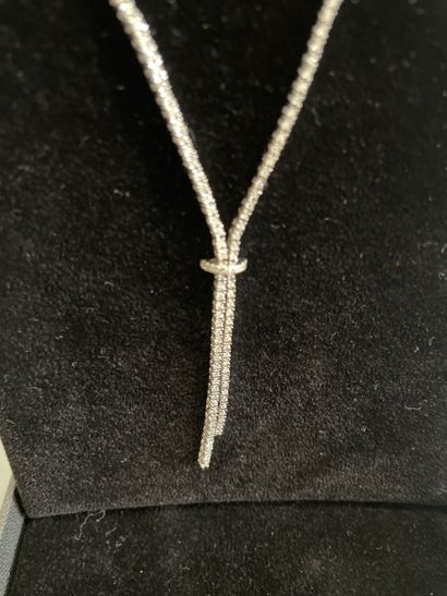 NECKLACE in 14K (585 thousandths) yellow...