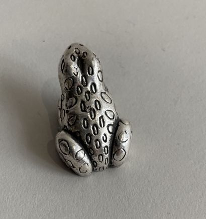 FROG in silver (925 thousandths) 
Height:...