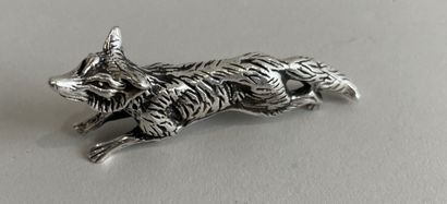 WOLF in silver ( 925 thousandths) 
H : 6...