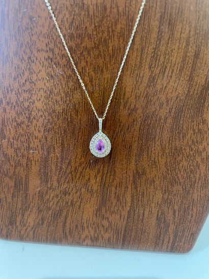 NECKLACE in 18K yellow gold ( 750 thousandths)...