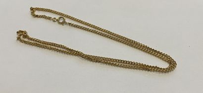 Gold-plated metal chain